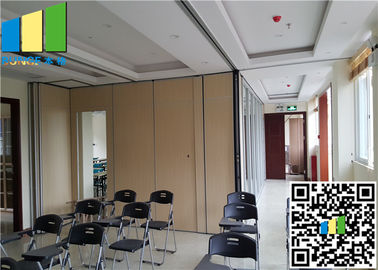 Λειτουργικό σύστημα διαιρετών δωματίων γυαλιού/τοίχων χωρισμάτων στις ρόδες για την αίθουσα συνεδριάσεων