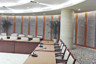 ακουστική επιτροπή τοίχων ύψους 4m/κινητοί τοίχοι χωρισμάτων για την αίθουσα συνεδριάσεων
