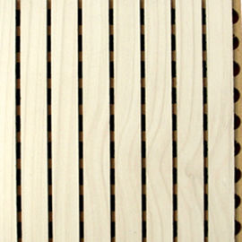 Διακοσμητική ξύλινη αυλακωμένη ακουστική επιτροπή αιθουσών συνεδριάσεων με την επιφάνεια μελαμινών