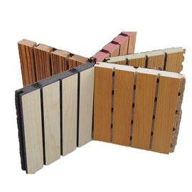 Soundproof ξύλινη αυλακωμένη ακουστική επιτροπή για τον κινηματογράφο/την ξύλινη κάλυψη τοίχων