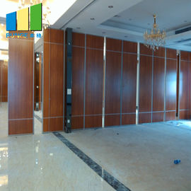 Φυλλόμορφος τελειώστε το μετακινούμενο Soundproof τοίχο χωρισμάτων για το ξενοδοχείο ASTM E90