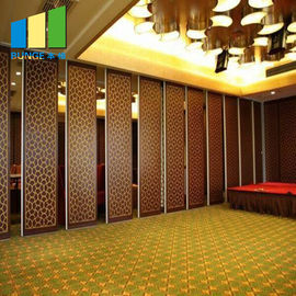 85mm πάχους sound-proofing τοίχοι χωρισμάτων μελαμινών ξύλινοι διπλώνοντας για το εστιατόριο