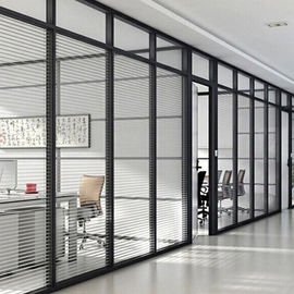 Μετριασμένος τοίχος χωρισμάτων γυαλιού τοίχων χωρισμού γυαλιού Soundproof αλεξίπυρος για το γραφείο