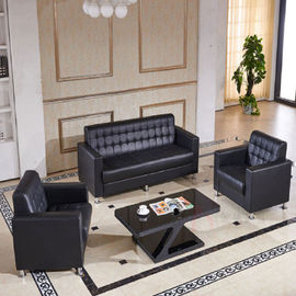 Εκτελεστική σύγχρονη μαύρη γραφείο δέρματος ή έδρα καναπέδων ξενοδοχείων κομψή και ανεκτή