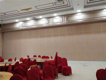 Προσαρμοσμένος μεγέθους τοίχος χωρισμάτων PVC πτυσσόμενος ακουστικός για την αίθουσα συνεδριάσεων