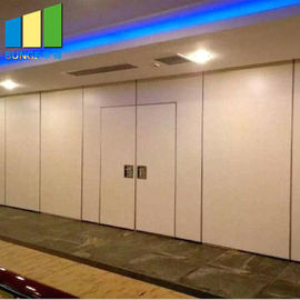 Ακουστικό μουσουλμανικών τεμενών δωματίων διαιρετών μετακινούμενο ξύλινο χώρισμα τοίχων πορτών λειτουργικό Soundproof