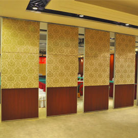 Κινητά συστήματα τοίχων χωρισμάτων με τον εύκολο γλιστρώντας τοίχο μεταφορέων αργιλίου για την αίθουσα συνεδριάσεων