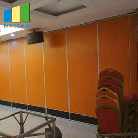 Γλιστρώντας οθόνης μετακινούμενο τοίχων χωρισμάτων κινητό χώρισμα αιθουσών ξενοδοχείων διαιρετών πορτών επιτροπής Soundproof