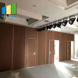 Ακουστικός κινητός τοίχος που διπλώνει τους γλιστρώντας τοίχους χωρισμάτων για την αίθουσα χορού αιθουσών συμποσίου ξενοδοχείων