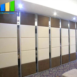 Γραφείο που διπλώνει Mdf καναλιών αλουμινίου τοίχων χωρισμάτων το κινητό χώρισμα διαιρετών δωματίων