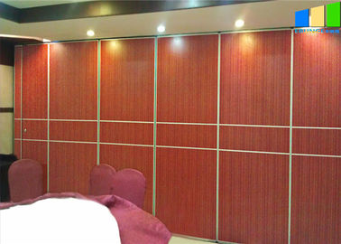 Υγιείς επιτροπές 65mm αιθουσών συνεδριάσεων των γραφείων απόδειξης ξύλινος υλικός γλιστρώντας τοίχος χωρισμάτων πάχους