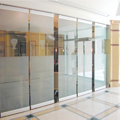 EBUNGE κινητός τοίχος χωρισμάτων γυαλιού γραφείων συρόμενων πορτών μετριασμένος