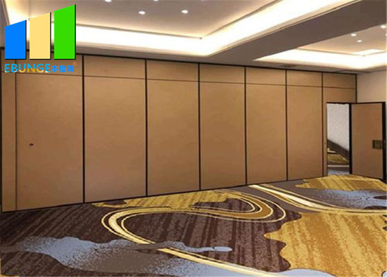 Πτυσσόμενο δωματίων χωρισμάτων τοίχων χώρισμα συρόμενων πορτών ξενοδοχείων απόδειξης αλουμινίου υγιές