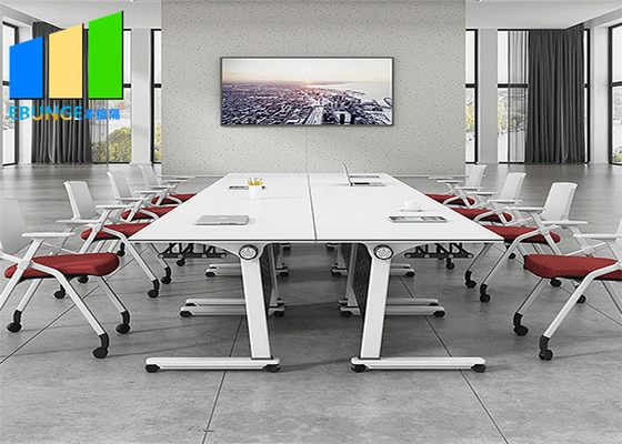 Τραπέζι σχολικής προπόνησης γραφείου γραφείου 1600mm φορητό με αποθηκευτικό στρώμα