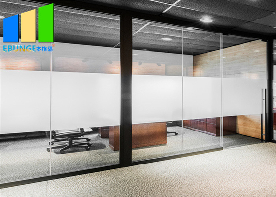 12MM μετριασμένος γραφείο γυαλιού τοίχος χωρισμάτων πλαισίων αργιλίου γυαλιού χωρισμάτων σαφής