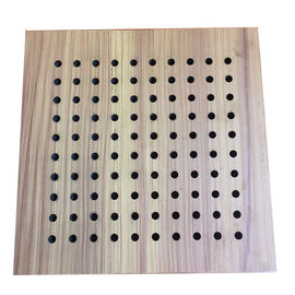 Soundproof διατρυπημένος ξύλινος ξύλινος πίνακας μόνωσης φίμπεργκλας ακουστικών επιτροπών