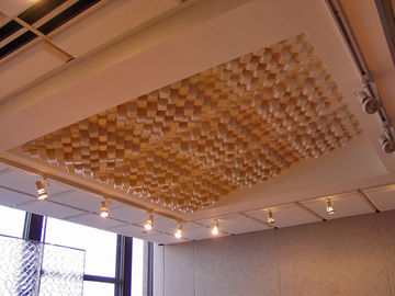 Ξύλινος τοίχος Ppaneling Qrd/ακουστική επεξεργασία ακρών επιτροπών διασκορπιστών τετραγωνική