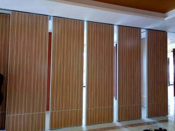 Εσωτερικοί ξύλινοι διπλώνοντας πορτών διαιρέτες δωματίων γραφείων ακουστικοί, υγιείς τοίχοι χωρισμάτων απόδειξης κινητοί